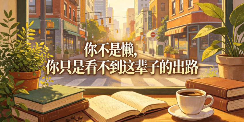 【21798】付费文章：你不是懒，你只是看不到这辈子的出路