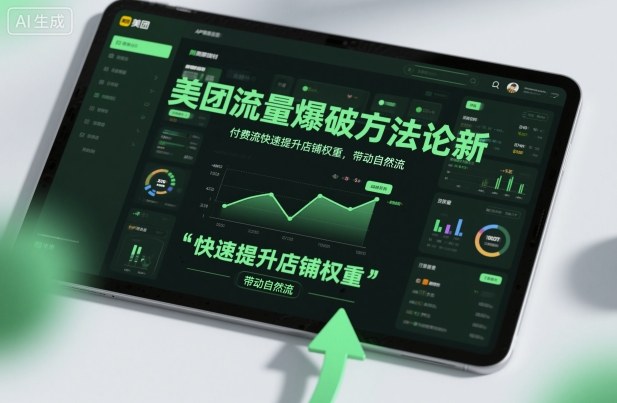 【20283】胡乔美团流量爆破方法论，付费流快速提升店铺权重，带动自然流