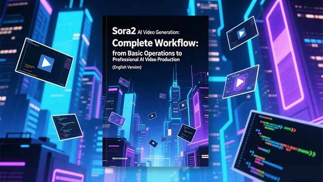 【20716】Sora2 AI视频生成的系统教程（英文版）：从基础操作到专业级AI视频制作的完整工作流
