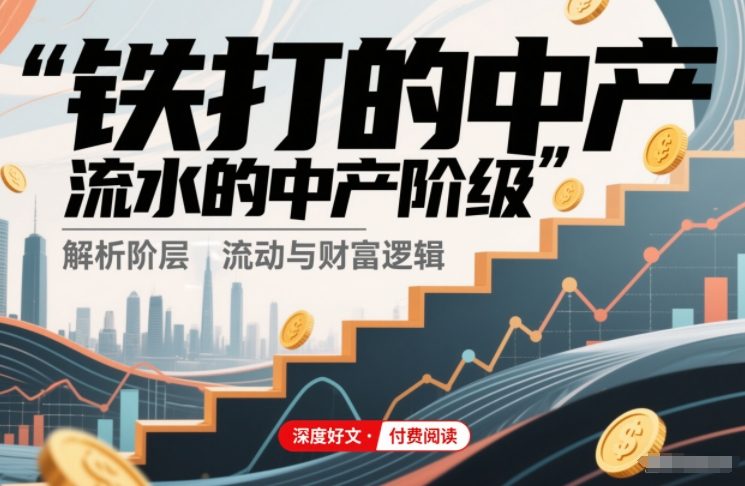 【20875】公众号记忆承载付费文章：铁打的中产，流水的中产阶级