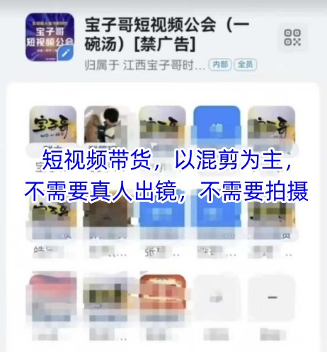 宝子哥头部团队短视频带货，以混剪为主，不需要真人出镜，不需要拍摄【更新26年2月2日】